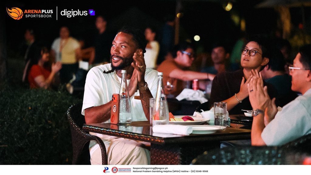 Derrick Rose applauded throughout the Kasadya Night Cultural Live Show, taking in traditional dances and fiery Filipino performances.
