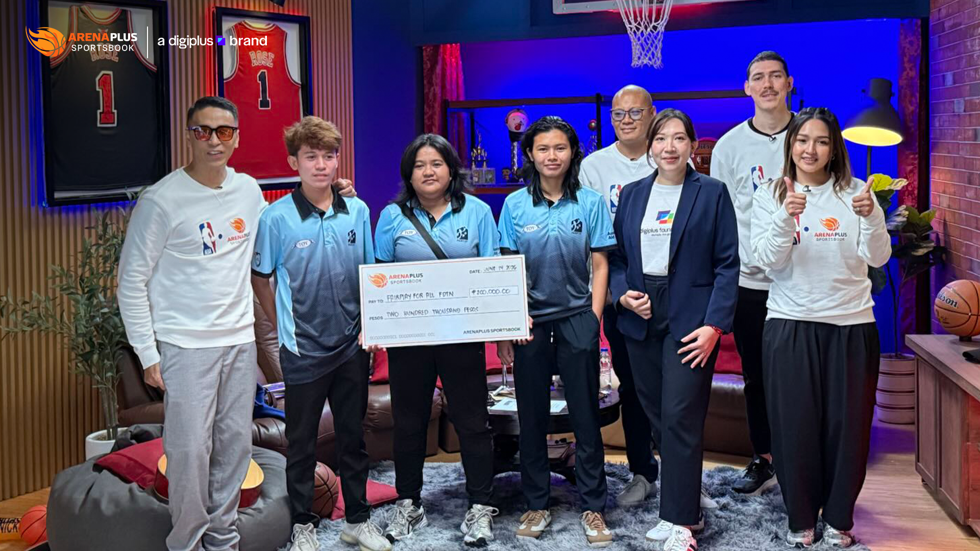ArenaPlus x FAIRPLAY FOR ALL winner of 200,000 thousand pesos