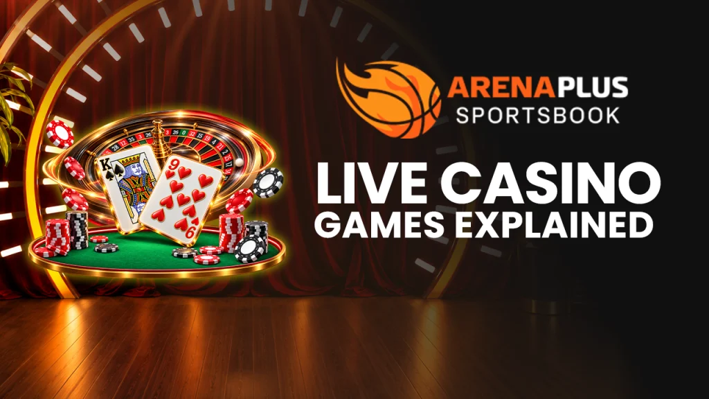 a live casino dealer image banner in ArenaPlus