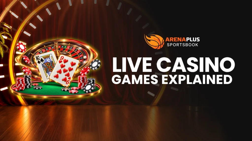 a live casino dealer image banner in ArenaPlus