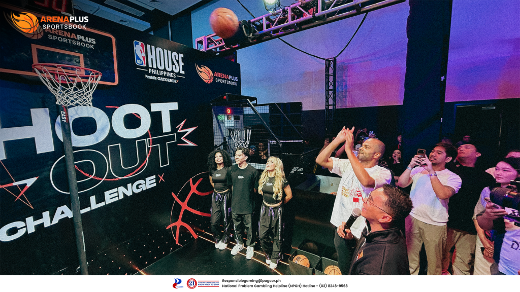 NBA legend Tony Parker graces the ArenaPlus booth in the inaugural NBA House Philippines.