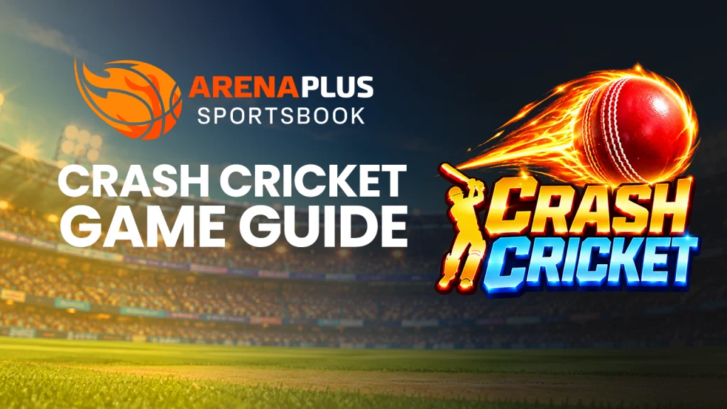 A blog image banner of Crash Cricket Slot Game Guide at ArenaPlus