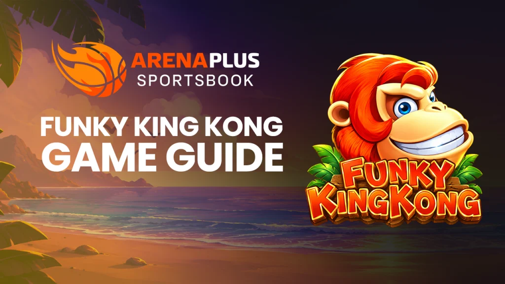 A blog image banner of Funky King Kong slot game guide avalable at ArenaPlus